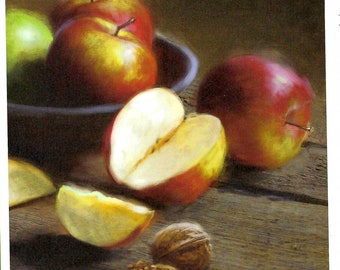 Apples Still Life by Robert Papp for Cook's Illustrated Magazine Cover November & December 2011 to Frame or for Paper Arts PSS 5424