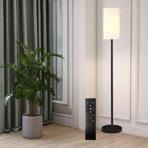 Modern Gold Floor Lamp, Adjustable Standing Lamp for Living Room & Bedroom, Soft Light Mid Century Tall Lamp, Elegant Bedside Lamp