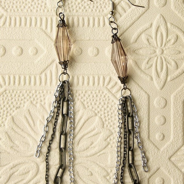 bijou multichain earrings