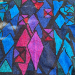 Jewel tones abstract geometric III by Western Exposure