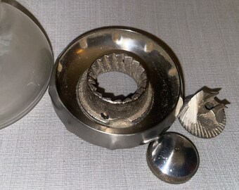 Vintage Mid Century 50s WMF Wilhelm Wagenfeld Stainless Steel and