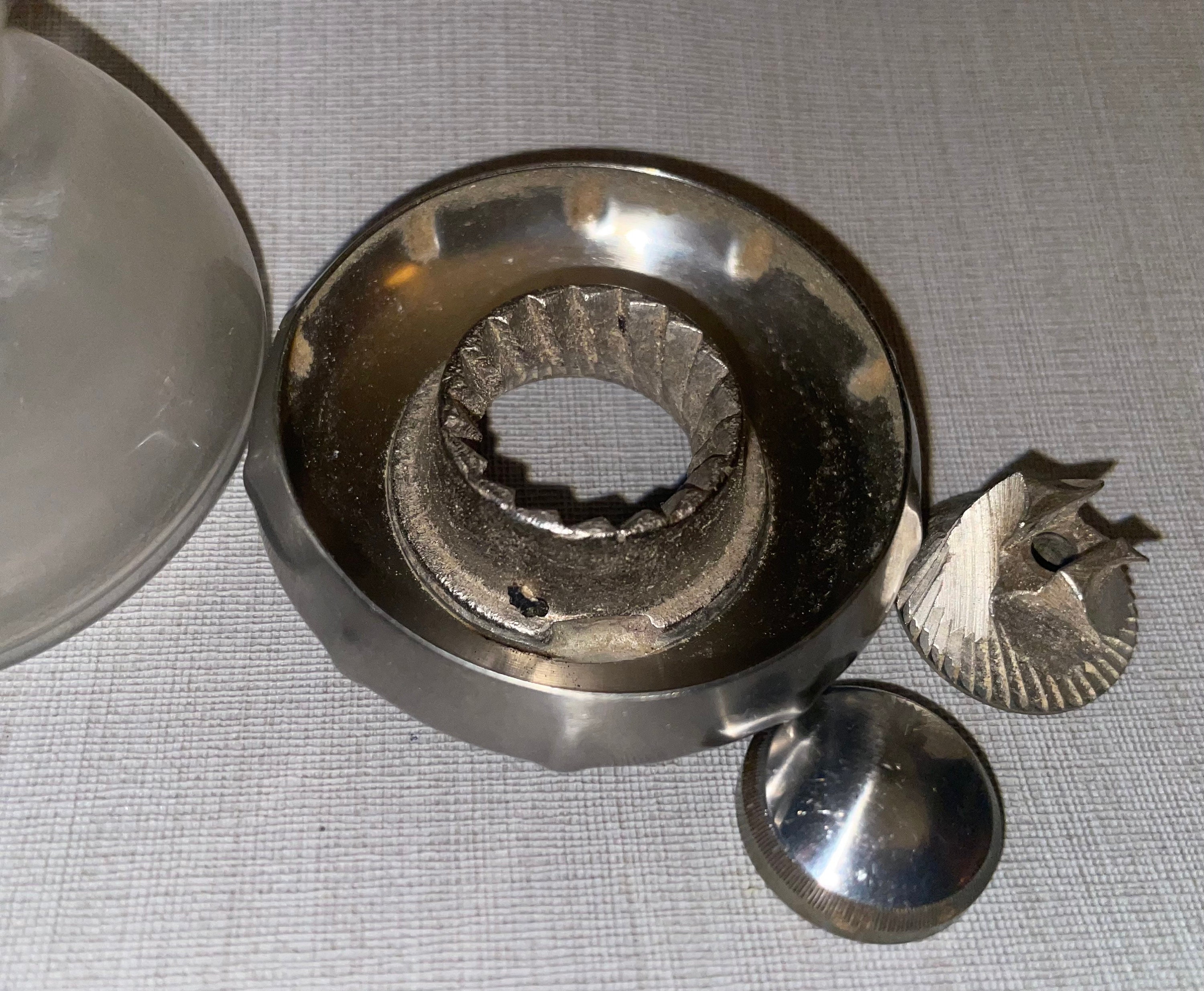 Vintage Mid Century 50s WMF Wilhelm Wagenfeld Stainless Steel and