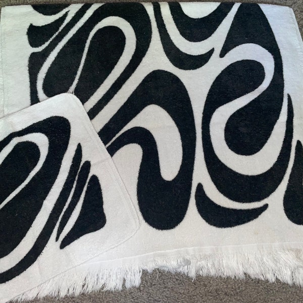 Vintage Bath Towels Etsy