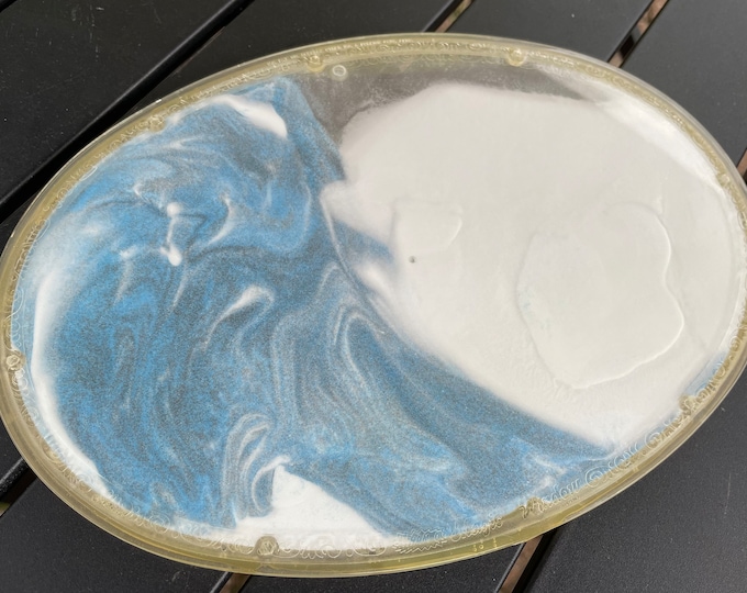 Magic Window 70s Vintage Rare 70s Wham O Magic Window Blue and White Sand Oval Toy - Etsy