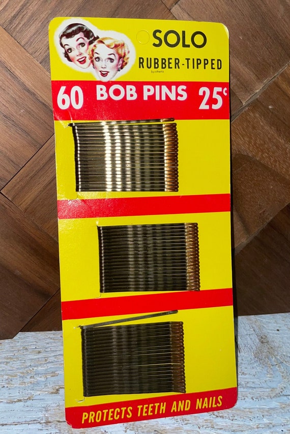 Vintage 50s Solo Bob Pins Hair Bobby Pins on Origi