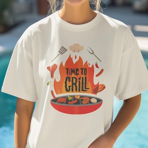 BBQ Pool Party Summertime Shirt, Barbecue party Tee, Grilling Shirt, Sunday Cookout T shirt, Foodie Apparel, Family Shirt, Funny BBQ Lover
