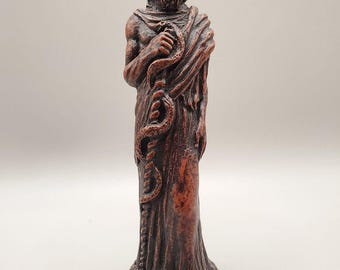 Estudio vintage Anne Carlton Dioses griegos Mitología Ajedrez Alfil negro Asclepio