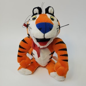 Vintage 1997 Kelloggs Frosted Flakes Tony the Tiger 8" Stuffed Plush