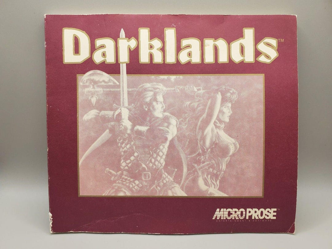 Vintage 1992 Darklands Microprose PC Strategy Guide Manual Book RPG ...