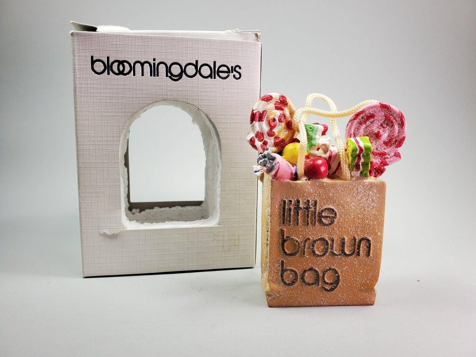 Bloomingdales Little Brown Bag