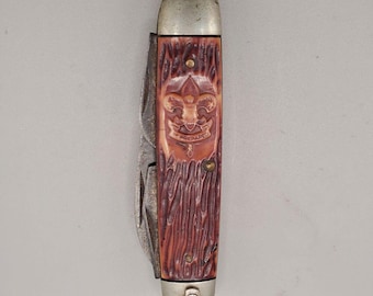 Vintage 1960's Imperial Boy Scouts of America BSA Pocket Knife Multi-Tool Brown