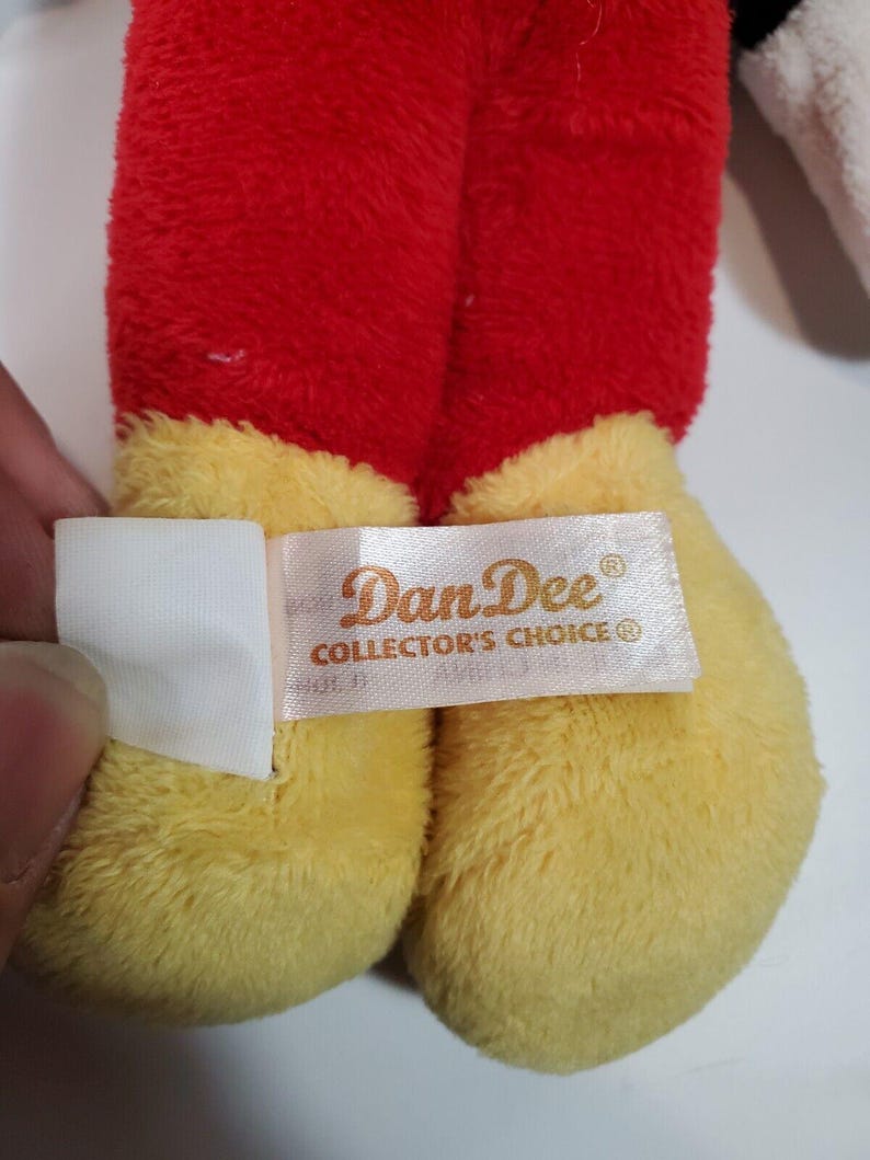 Vintage Dan Dee Disney Collectors Choice Myszka Miki 10" Pluszowa zdjęcie 5