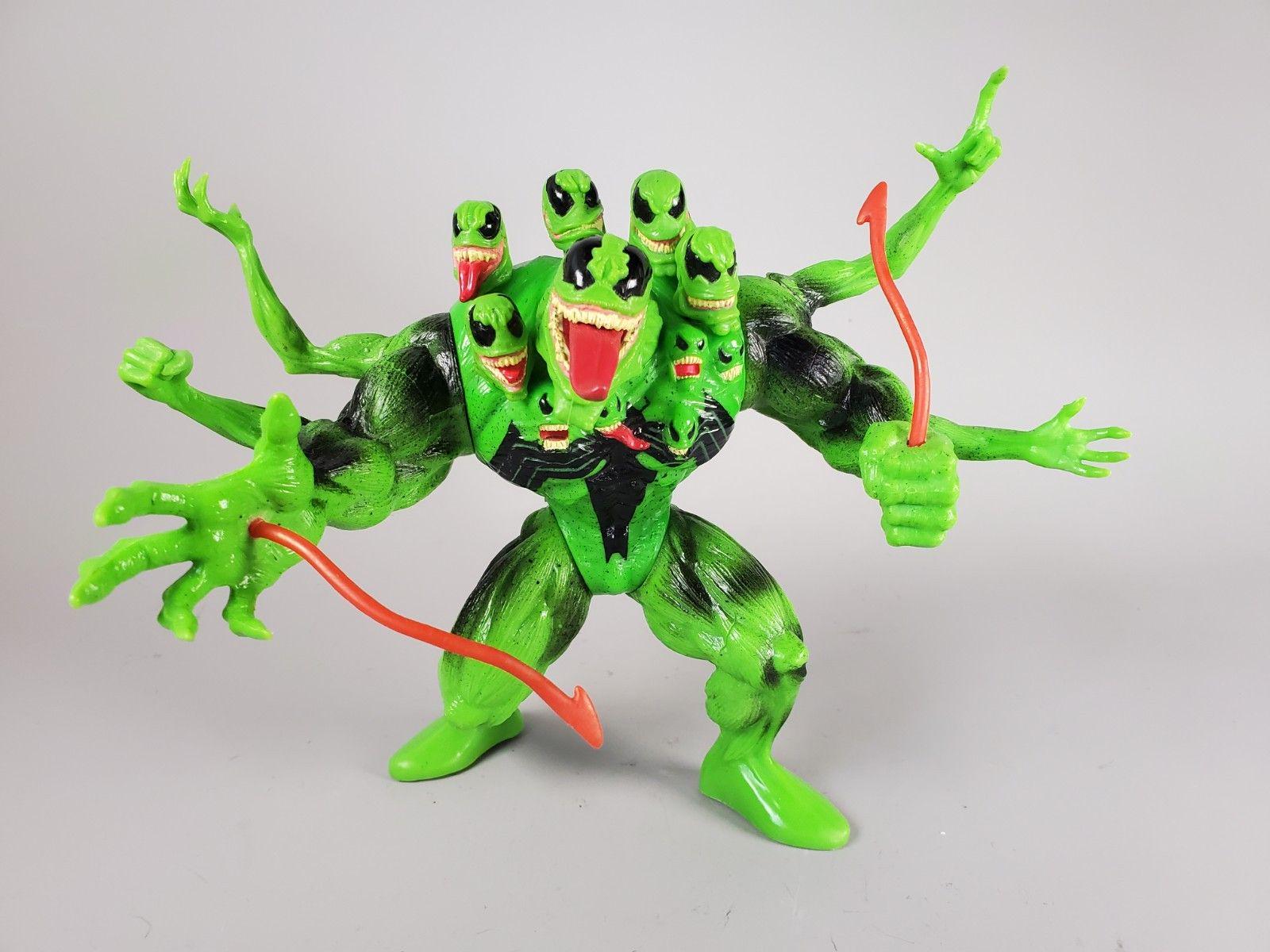 Vintage 1996 Toybiz Green Venom the Madness 7.5