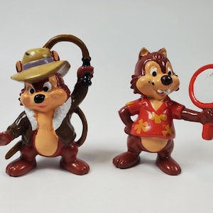 Vintage Chip N Dale Rescue Rangers PVC Figure Set