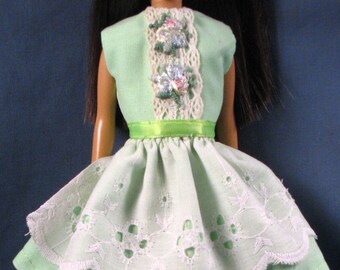Mint Green Party Dress for 9 Inch Fashion Dolls