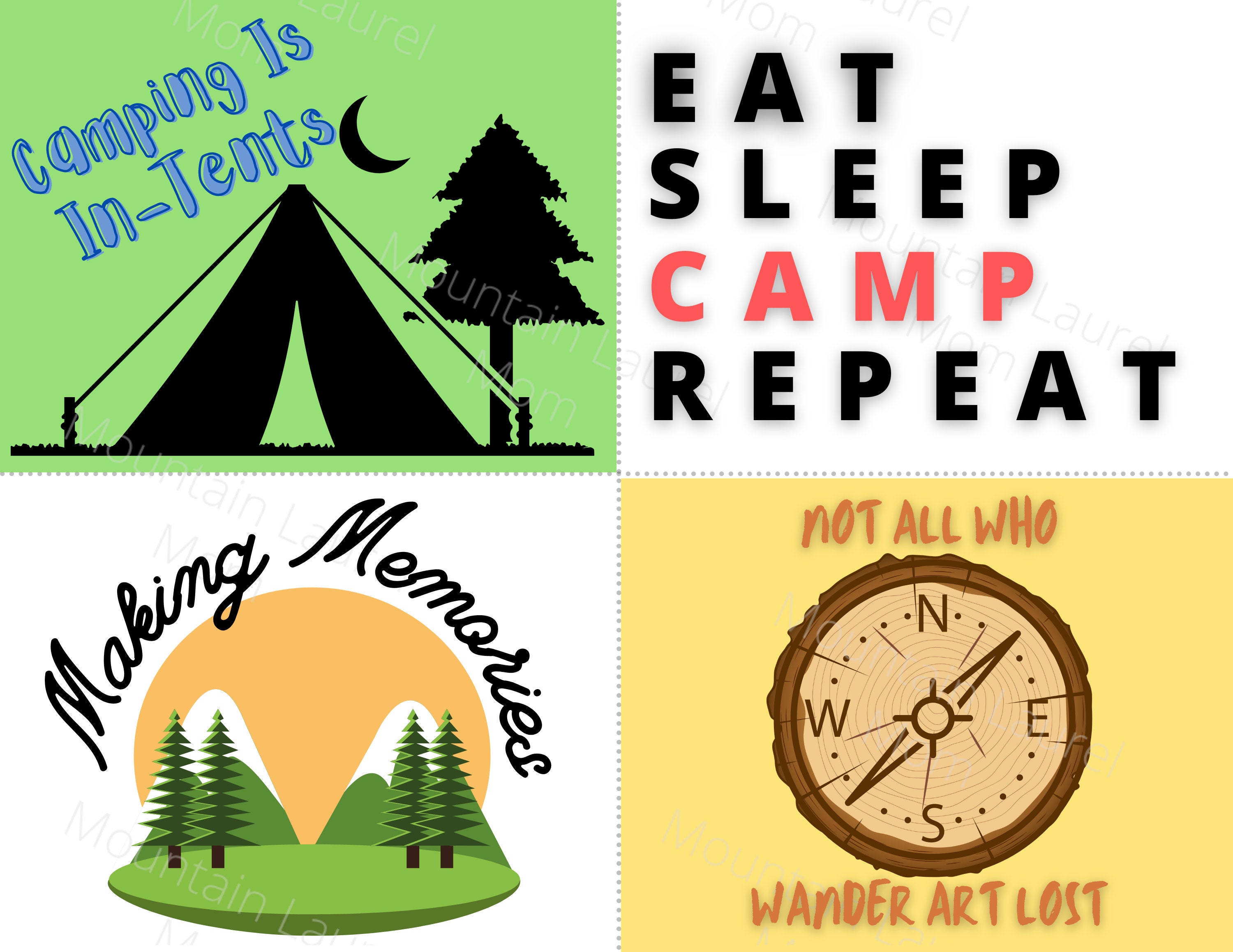 Summer Camp Printable Postcards, Summer Camp Printable Post Cards ...
