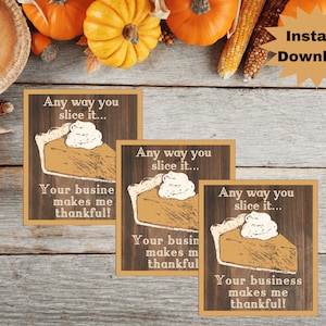 Thanksgiving pop by, real estate pop by, realtor pop by, fall pop by, long term care, client appreciation, real estate marketing