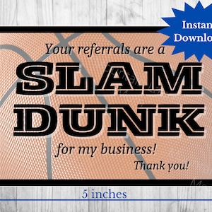 March madness basketball real estate pop by tag,  March madness basketball client gift, basketball real estate marketing, realtor marketing