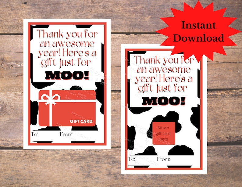Printable Gift Card Holder, Teacher Thank You, Teacher Gift, Teacher ...