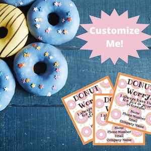 Real Estate pop by, donut pop by, doughnut pop by, referral gift, client gift, client pop by, client appreciation, real estate marketing
