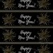 New Years Eve Water Bottle Label, Happy New Year, New Year's Party, NYE ...