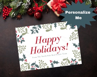 Cartões de Natal empresariais, Cartões de Natal imobiliários, Cartões de férias empresariais, Cartões de Natal personalizados, Cartões de Natal para impressão