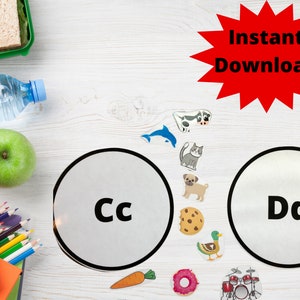 Printable Alphabet Preschool Letter Game Activity, Kindergarten ...