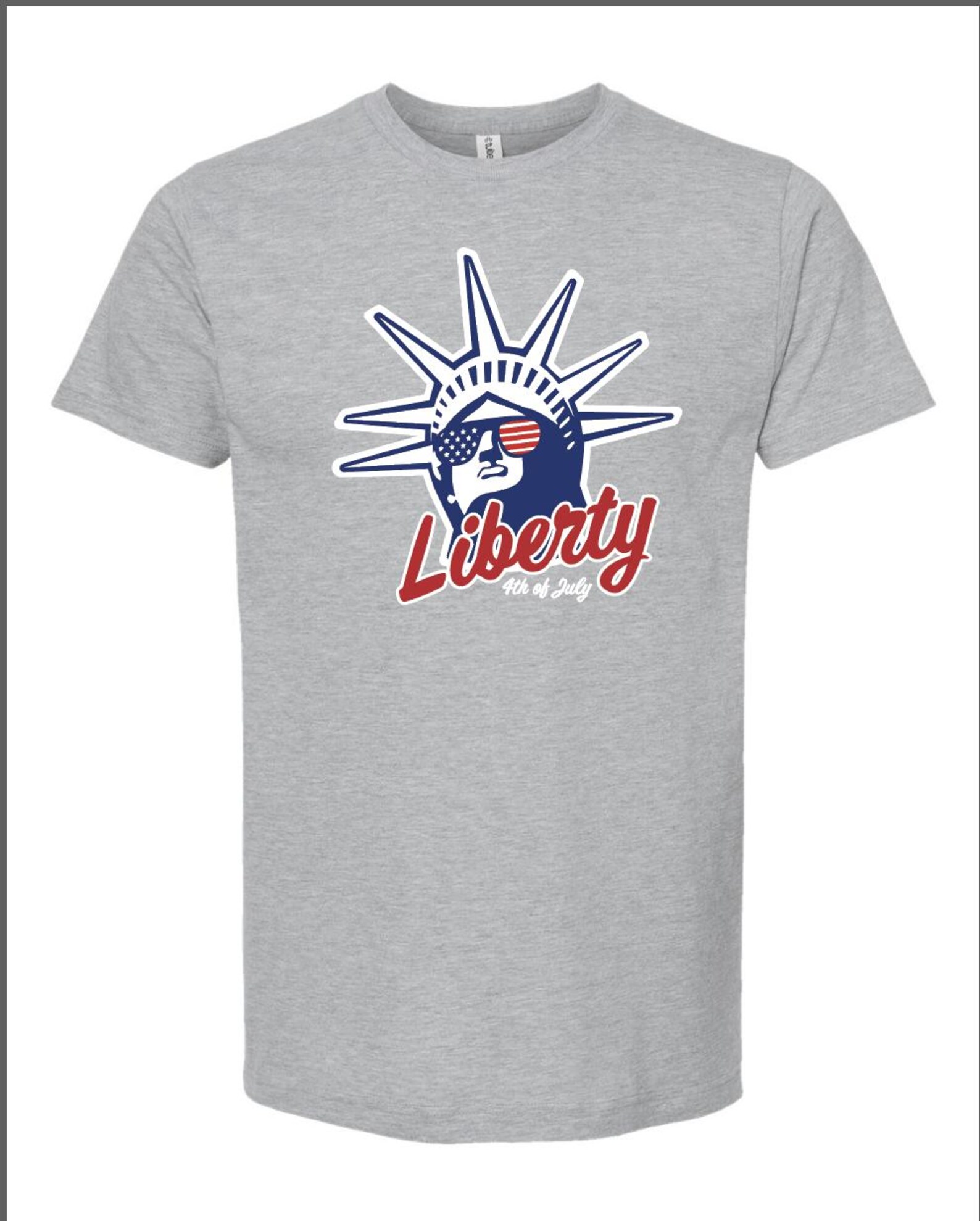 July Lady Fourth of July Lady Liberty T-shirt Design - Etsy