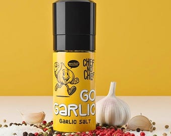 Condimento gourmet de sal y ajo • Mezcla de especias para asar
