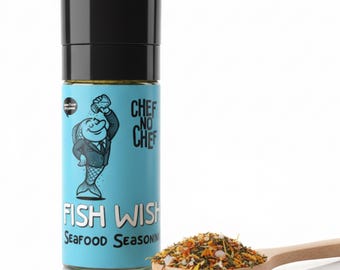 Regalo di cucina per le feste • Miscela di spezie per pesce, agrumi ed erbe aromatiche • Miscela di spezie gourmet per frutti di mare