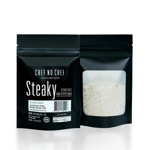 Gourmet Steak Seasoning Mix: Italian Sea Salt & Pepper Blend
