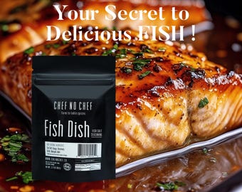 Fish Seasoning for Seafood, Kitchen Gift, Gifts for mom, Gourmet Spice Blend