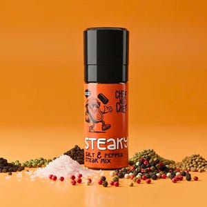 BBQ Seasoning Mix: Italian Sea Salt & Gourmet Pepper Blend
