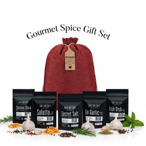 Gourmet Spice Gift Set - Unique Cooking Gift for Mom, Teacher or Housewarming