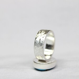 READY TO SHIP - Size 5.25 Oval Kingman Turquoise Sterling Silver Ring ...