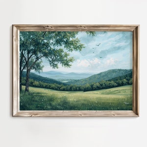 Printable Wall Art | Digital Art Download | Landscape | Oil Painting  | Home Décor. 5 of 8.