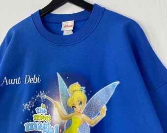 ヴィンテージ ティンカーベル スウェットシャツ クルーネック プル