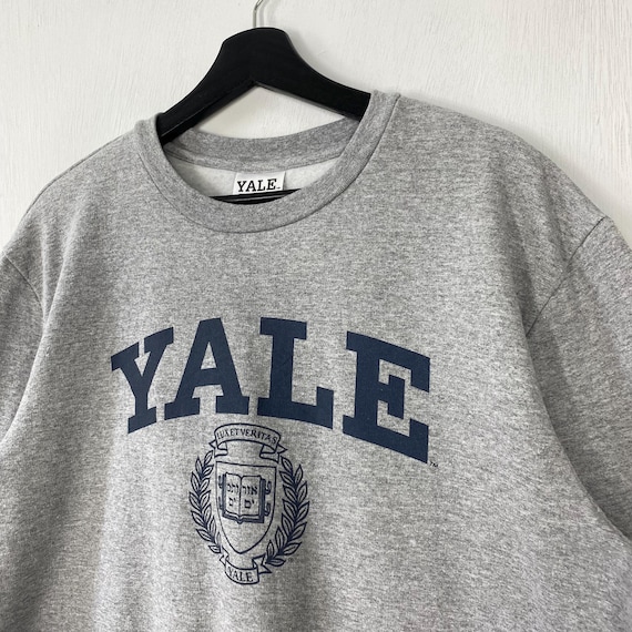 Felpa vintage della Yale University, maglione girocollo della Yale