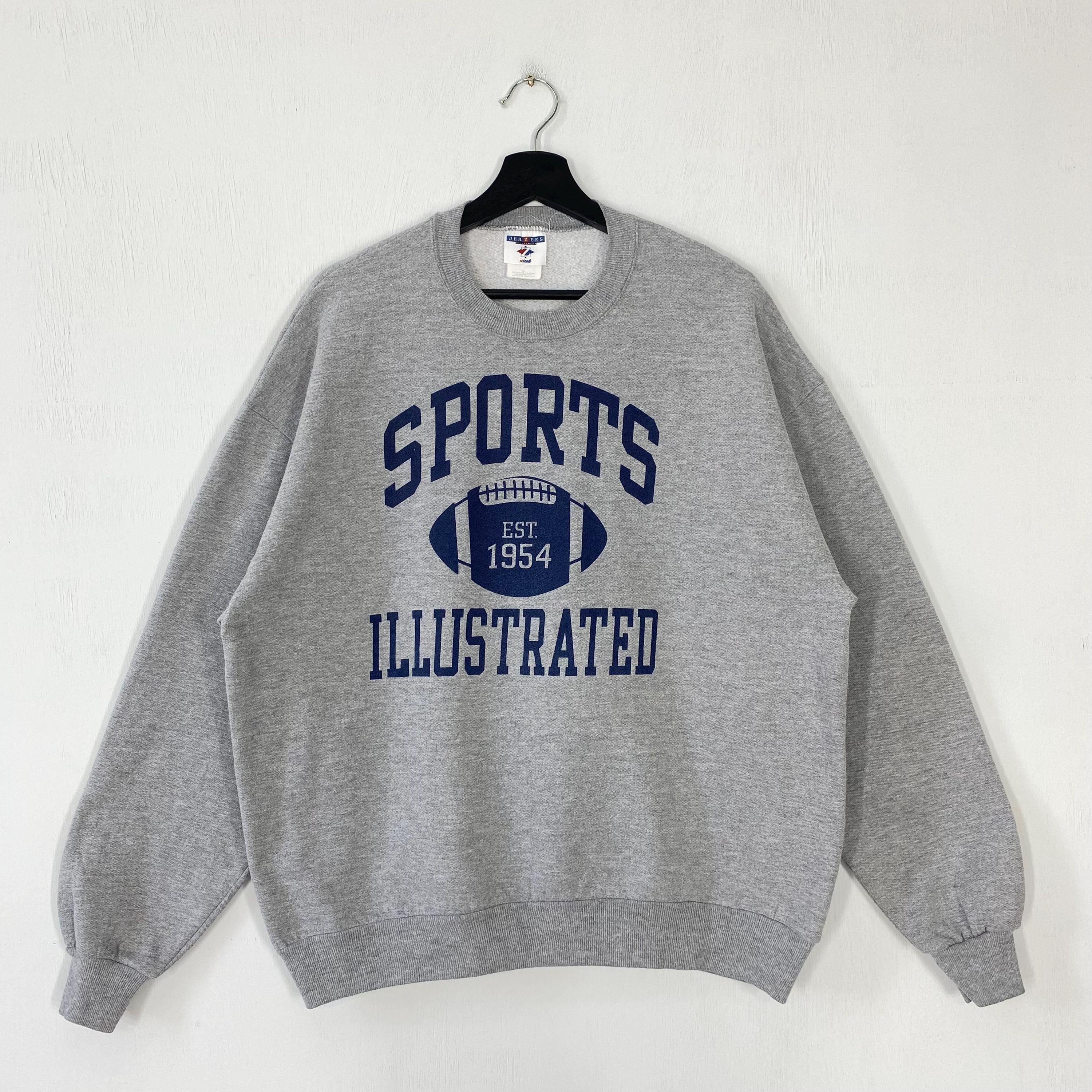 Sports Illustrated XXL トレーナー グレー Vintage Sports Illustrated Sweatshirt Crewneck Sports Magazine