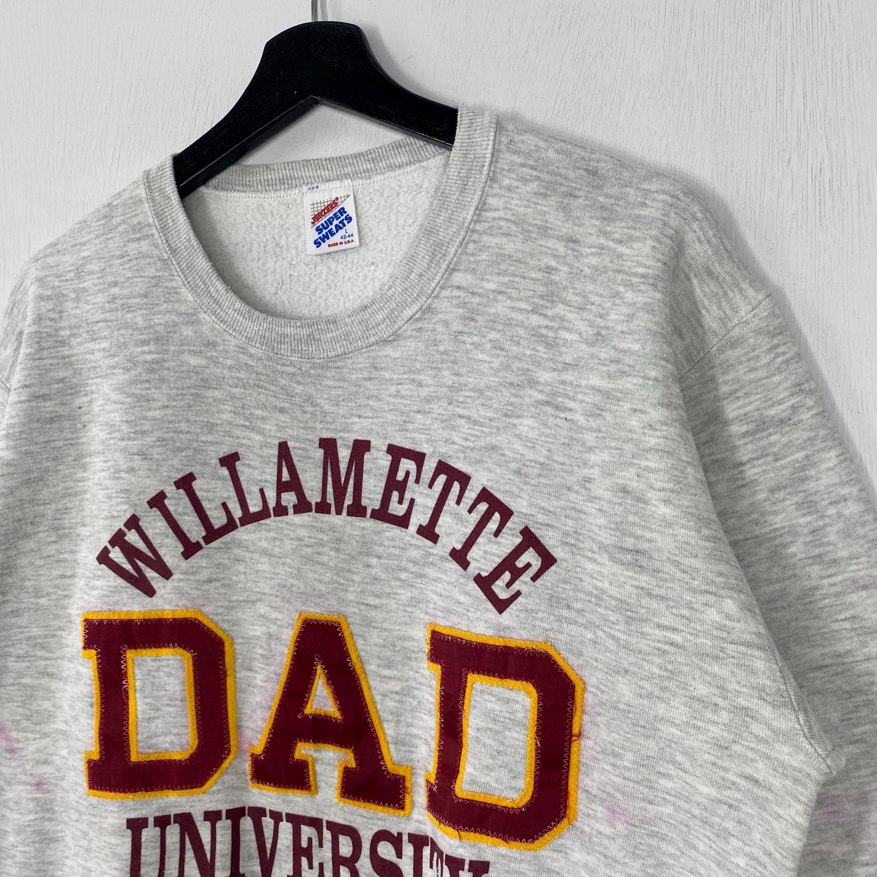 Vintage 90s Willamette University Sweatshirt Crewneck Pullover 