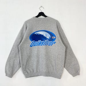 値下げ×スペシャル　90s quick silver  pullover VINTAGE Men's Quicksilver Hoodie 90's Pullover Sweatshirt