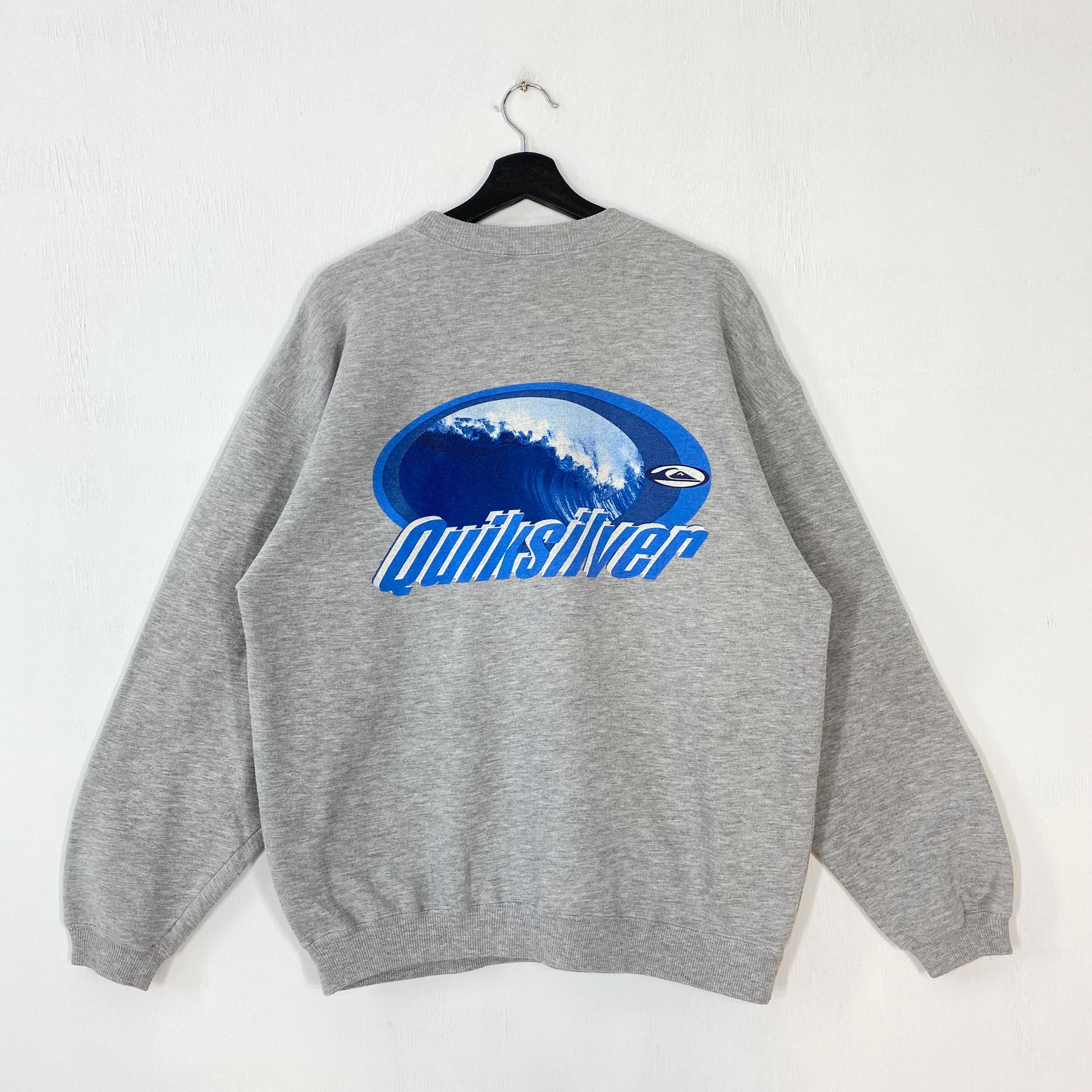 Vintage 90s Quiksilver Sweatshirt Crewneck Pullover Surf Wear