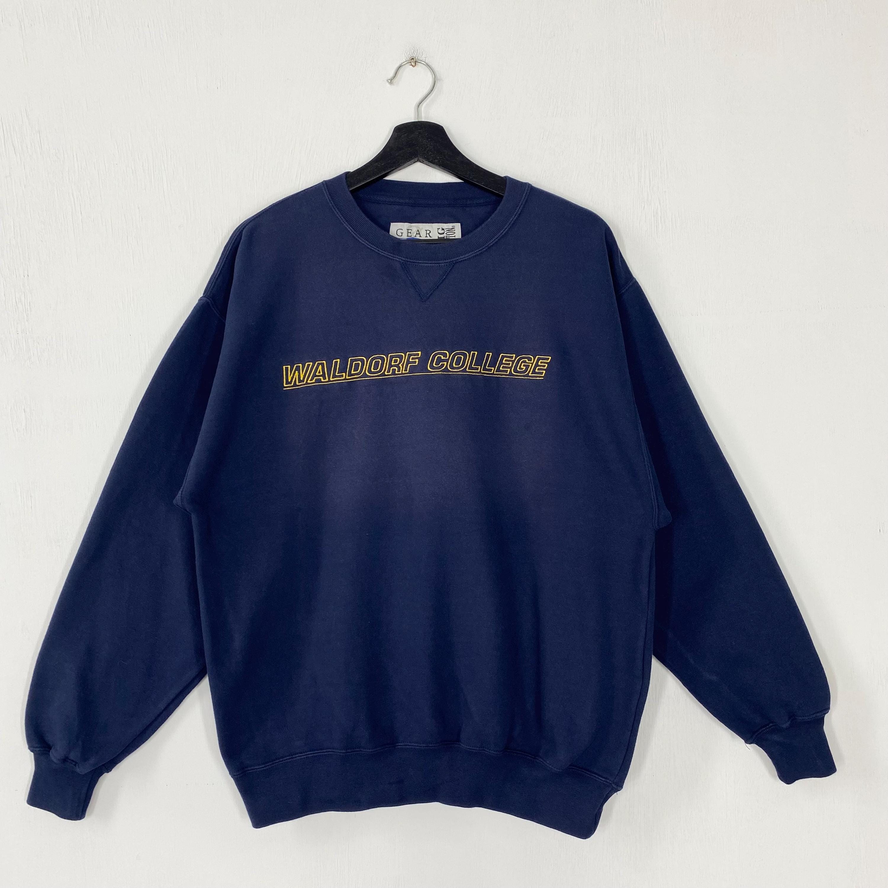 Vintage 90s Waldorf College Sweatshirt Crewneck Pullover Waldorf