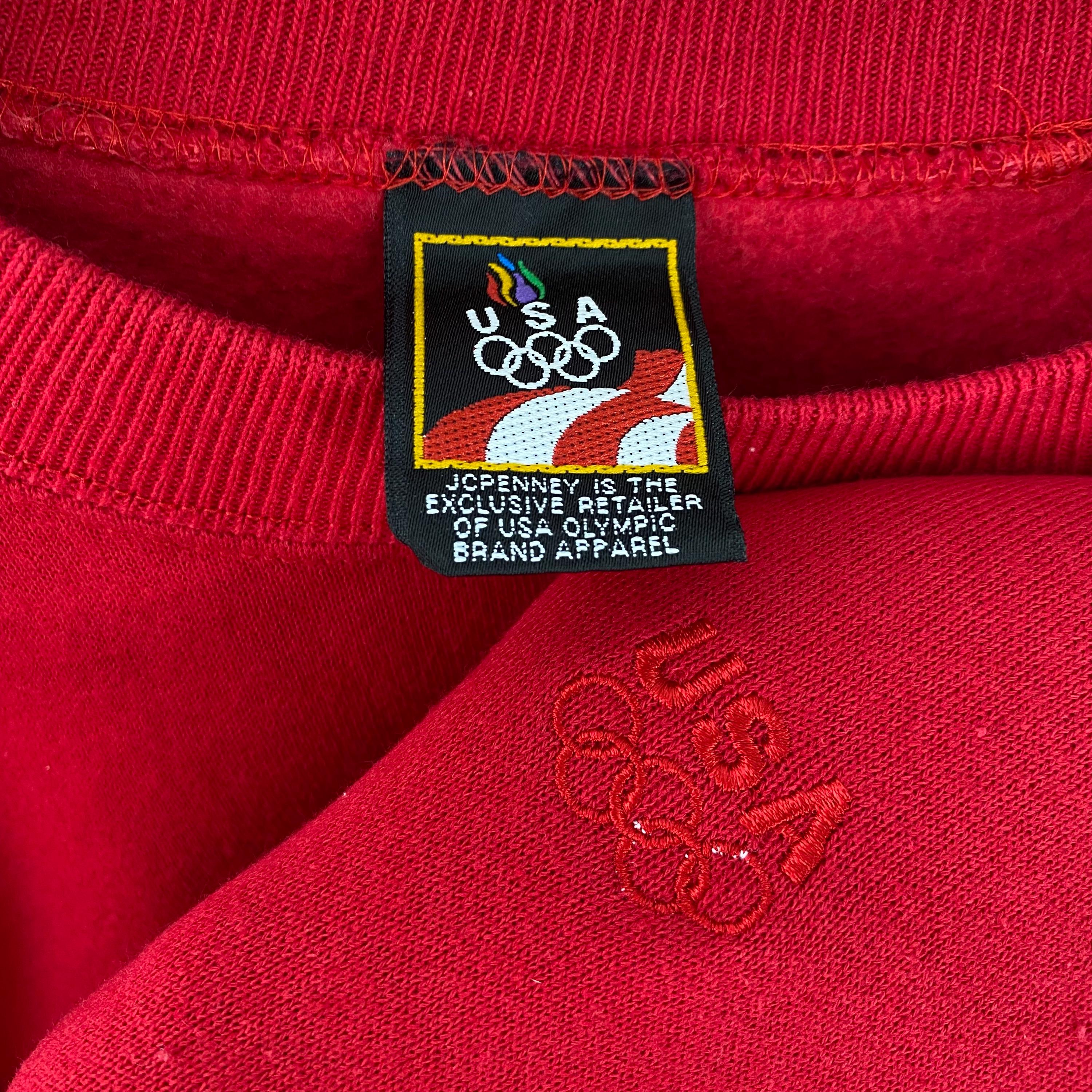 Vintage 90s Olympics USA Sweatshirt Olympics Atlanta Crewneck 
