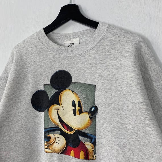 Vintage 90s Mickey Mouse Sweatshirt Crewneck Goofy Pluto Sweater