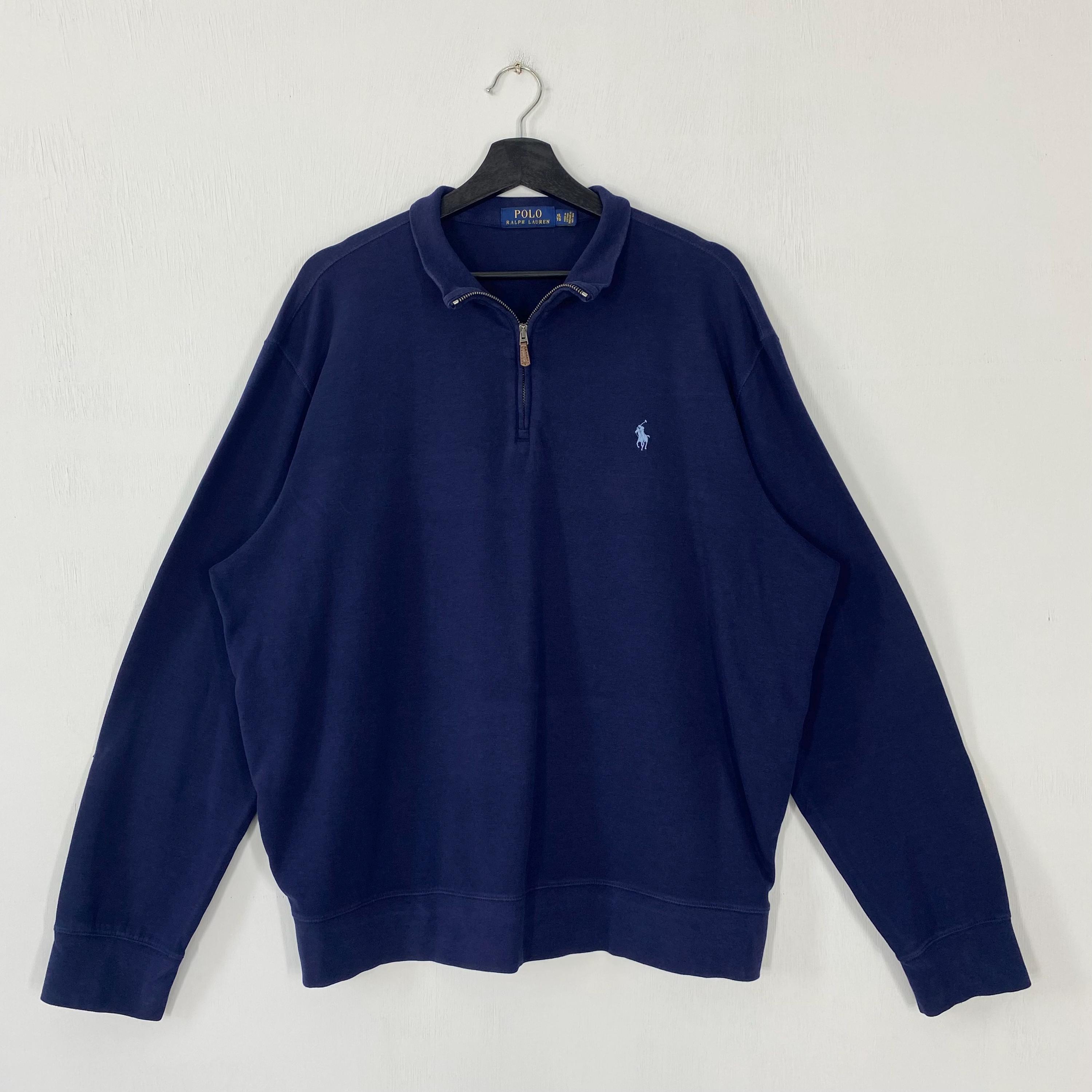 Vintage Polo Ralph Lauren Sweatshirt Half Zip Polo Ralph Lauren