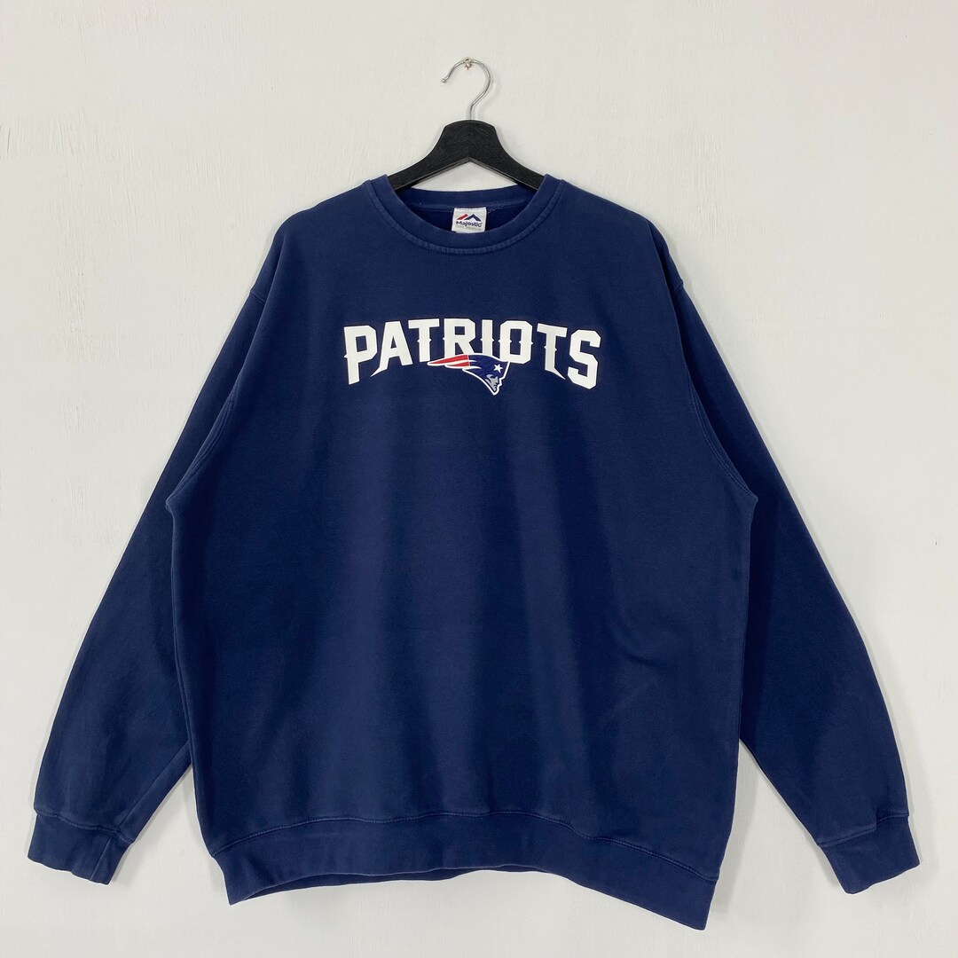 Vintage New England Patriots Sweatshirt New England Patriots Crewneck  Patriots Sweater Sportswear NFL New England Patriots Print Logo Xlarge 