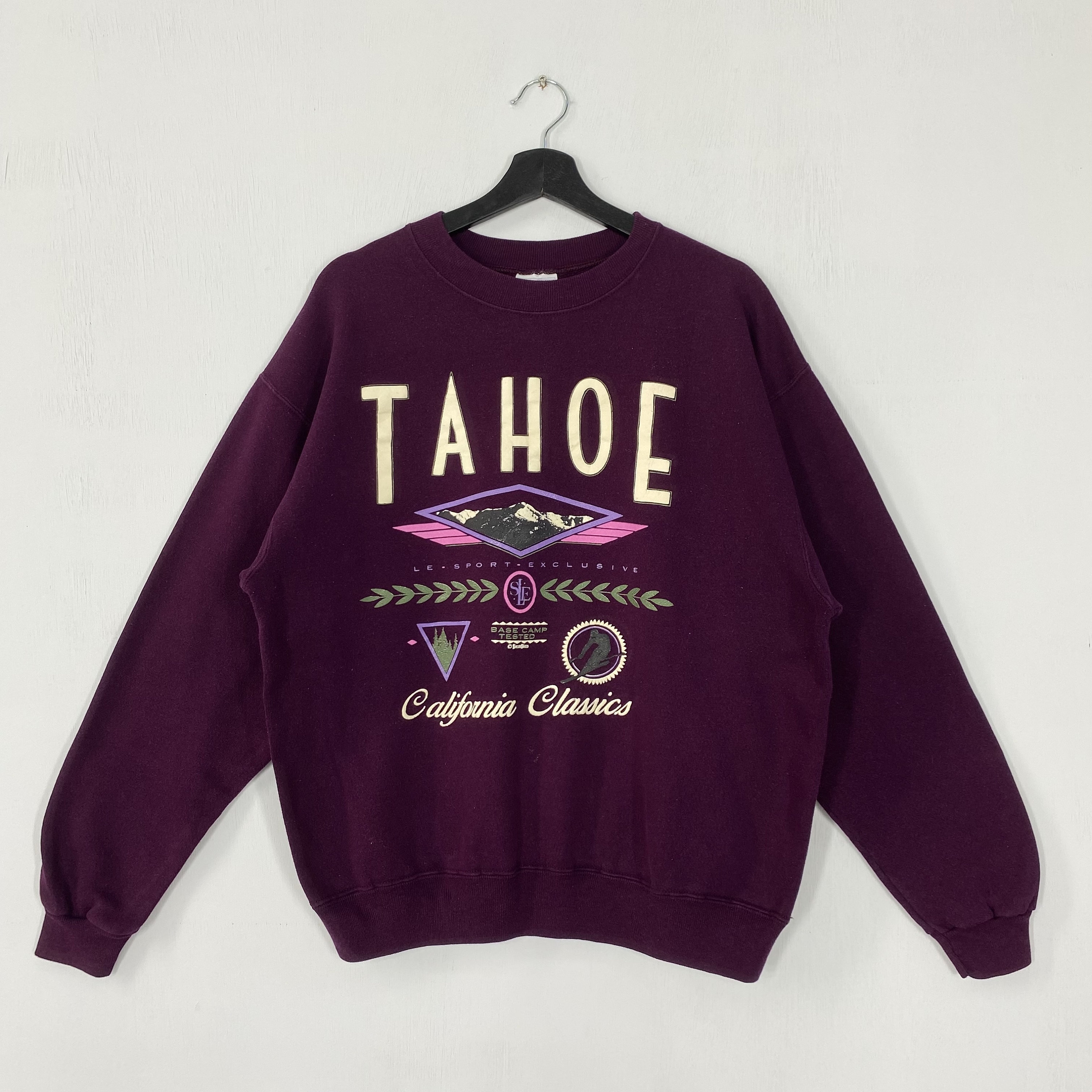 Vintage 90s Lake Tahoe Sweatshirt Crewneck Pullover Heavenly 
