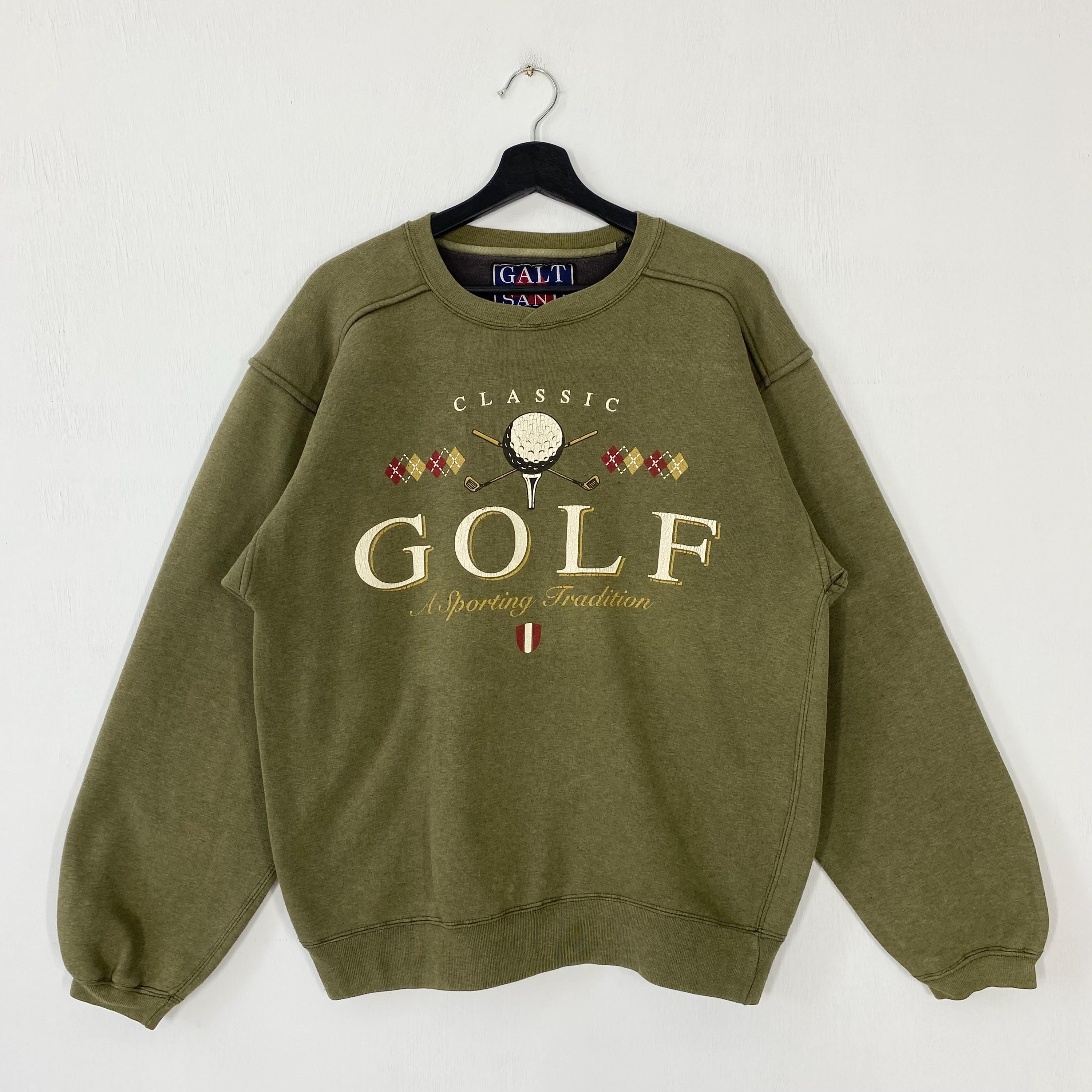 メンズウェア 90's DELTA GOLF SWEAT SHIRT MADE IN USA Vintage 90s Golf Sweatshirt Crewneck Pebble Beach Sweater Pullover