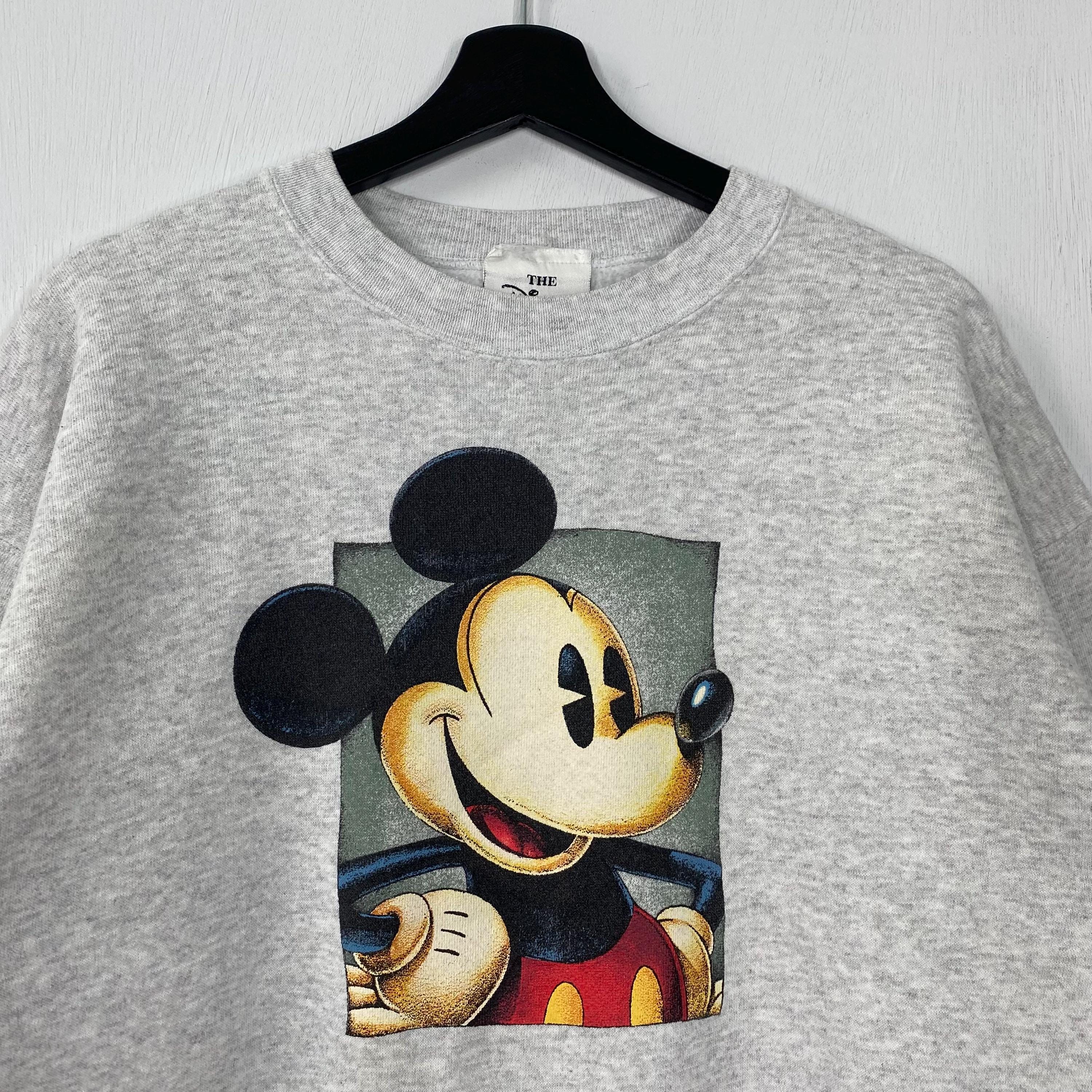 Vintage 90s Mickey Mouse Sweatshirt Crewneck Goofy Pluto Sweater